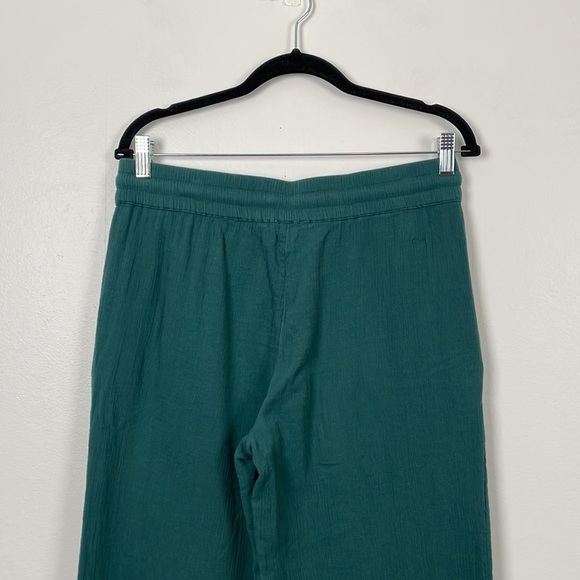 Vineyard Vine sweatpants women size Medium drawstring waist 2 pocket wide leg - Picture 6 of 7